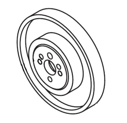 Titan 0509568 Clutch Rotor, (Packaged)