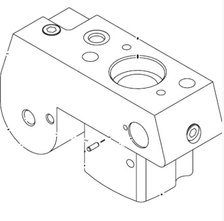 Titan 0551681 Fluid Section Housing or Pump Manifold