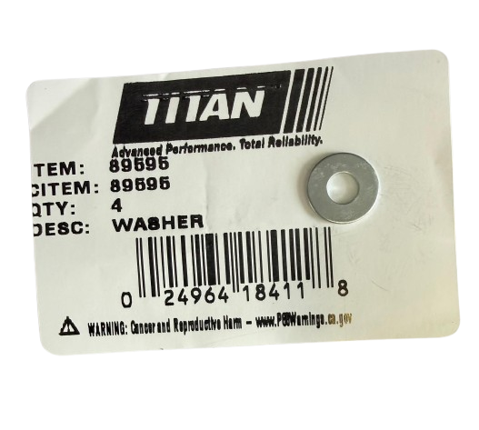 Titan 89595 Washer – Part #89595