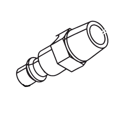 Titan 0275696 Air Fitting, 1/4"