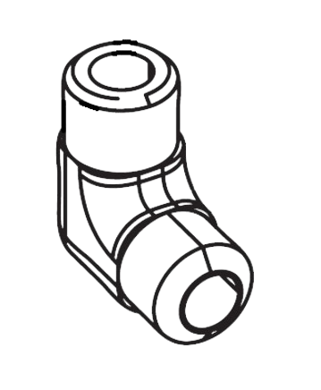 Titan 0533627 Inlet Siphon Elbow