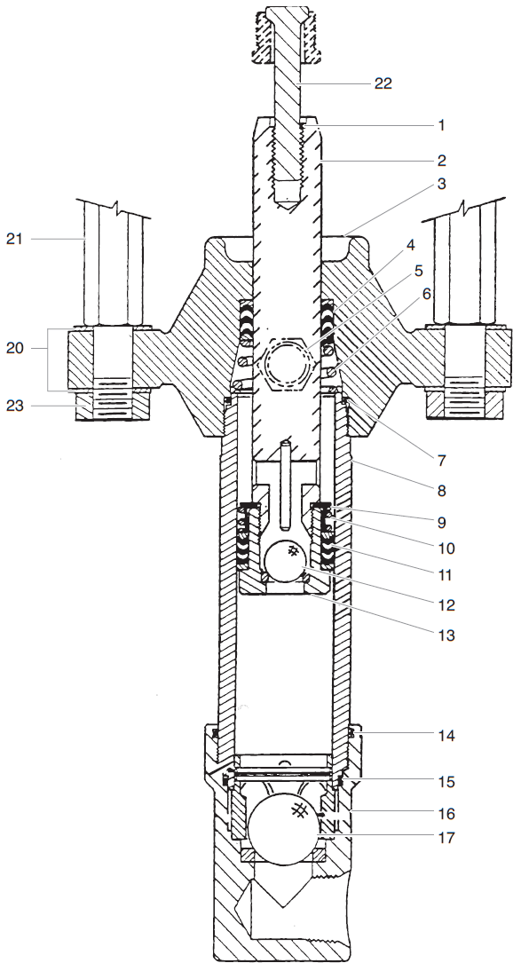 Commander 185-551 Fluid Pump Assembly Parts