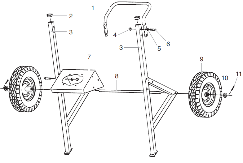 Commander Heavy Duty Cart Parts