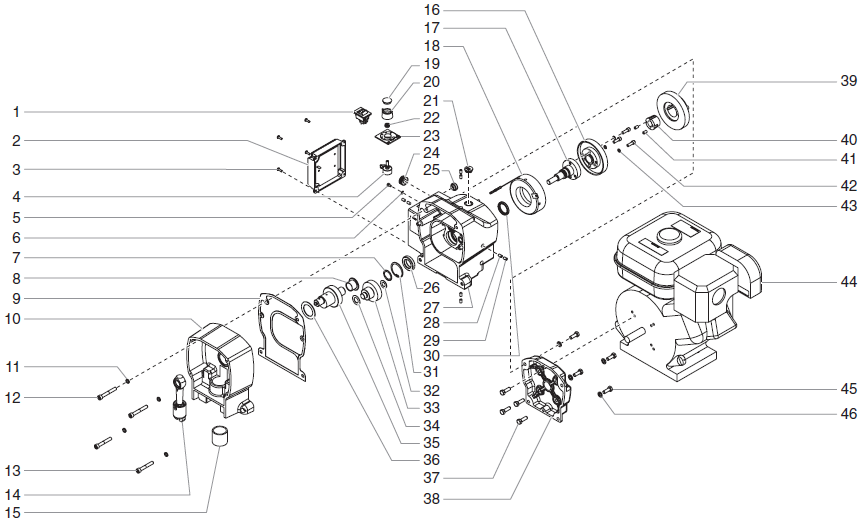 LineCrew 750 Drive Assembly