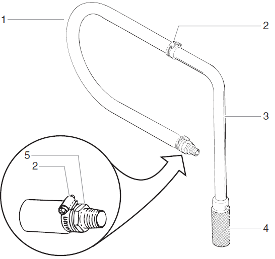 LineCrew 1600 Suction Hose Assembly (P/N 0509297)
