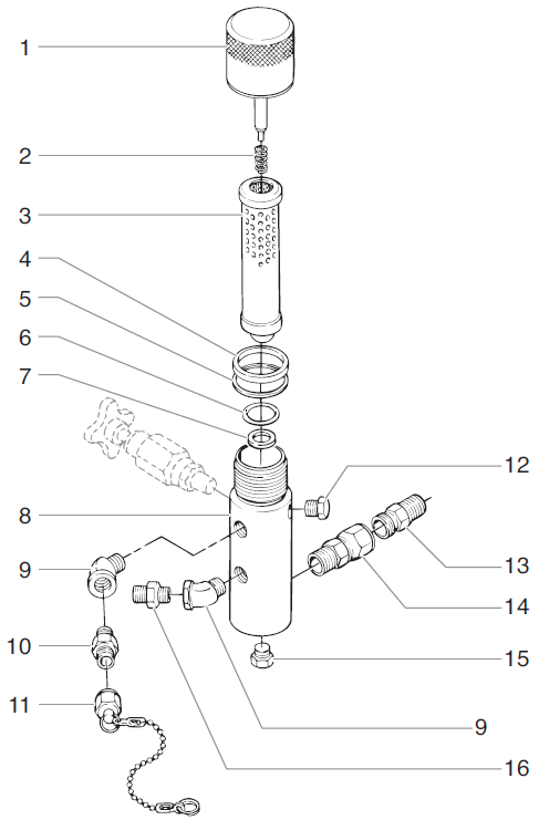 PowrLiner 4900 Filter Assembly Parts