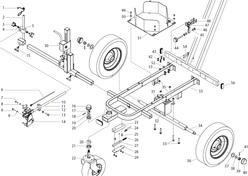 PowrLiner 6955 Cart Assembly I