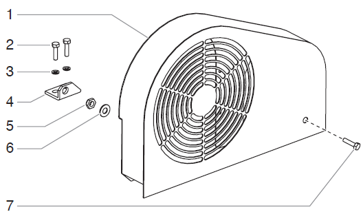 PowrLiner 8900 Belt Guard Assembly Parts