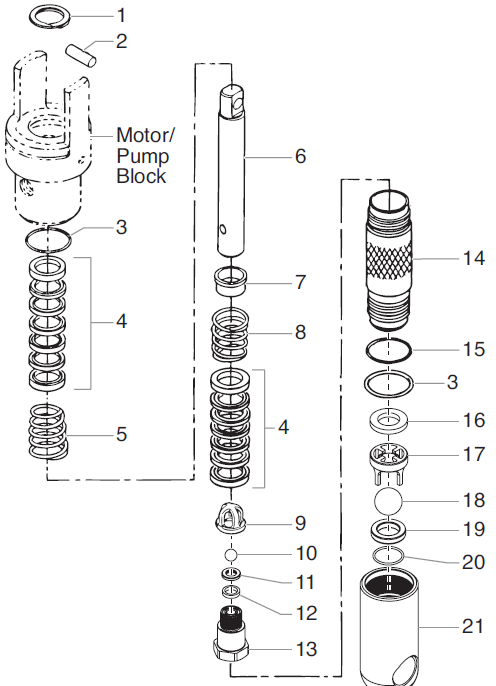 PowrLiner 8900XLT Fluid Section