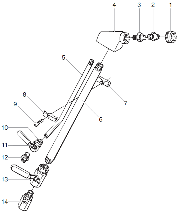 PowrTex 15:1 Pole Guns, Mastic, Air Atomizing, 701 Series
