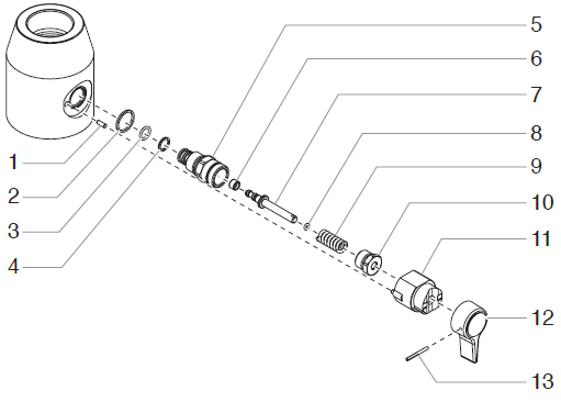 ProMark II Prime/Spray Valve Assembly Parts (P/N 800-915)