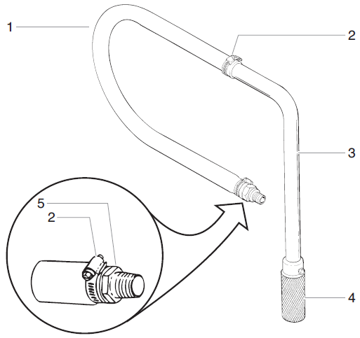 ProMark II Siphon Hose Assembly Parts (P/N 779-295)