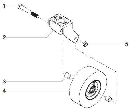 ProMark II Wheel Assembly Parts (P/N 779-275)