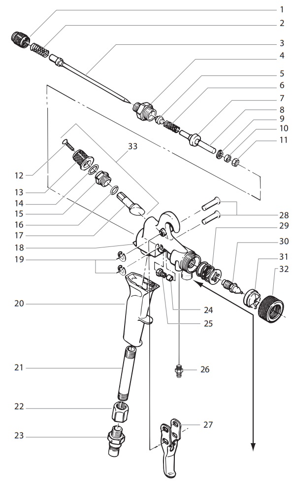 CAPSpray Maxum II Turbine Pressure Feed Gun