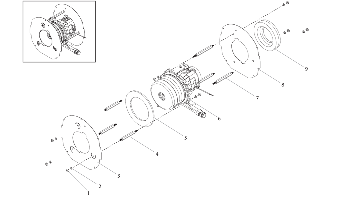 Capspray X 105 Turbine Assembly Parts