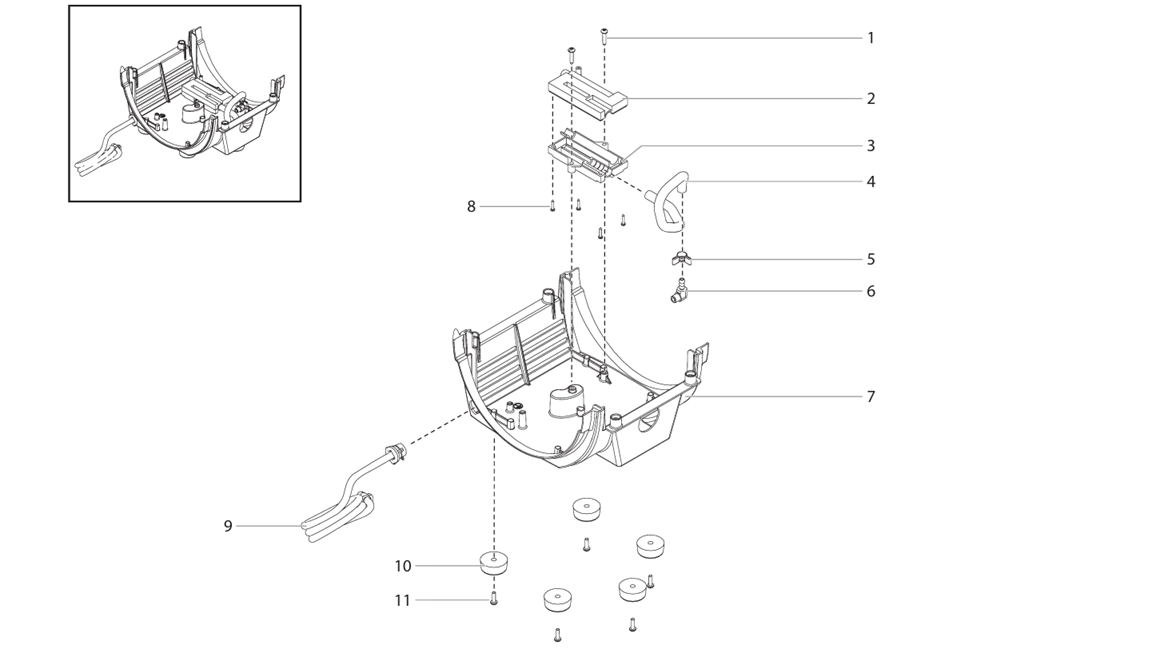 Capspray X 105 Lower Housing Assembly Parts