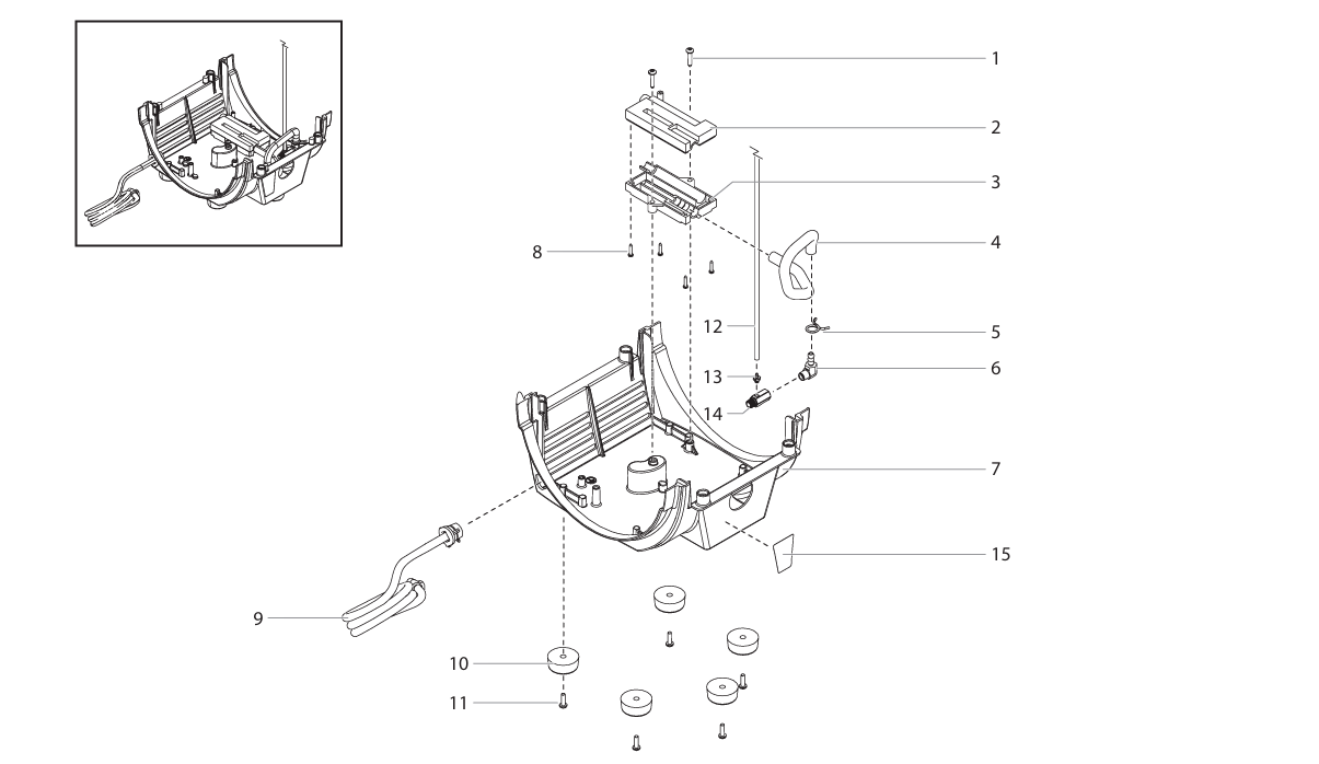 Capspray X 115 Lower Housing Assembly Parts