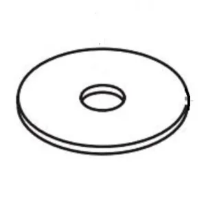 Titan 0509246 1/4 flat washer