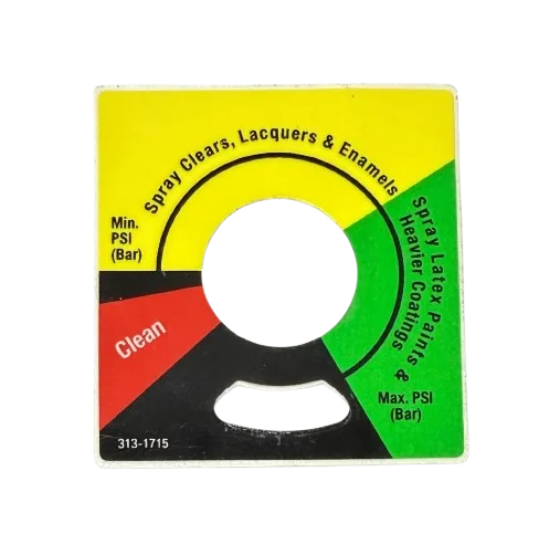 Titan 313-1715 Pressure control Label – Part #313-1715
