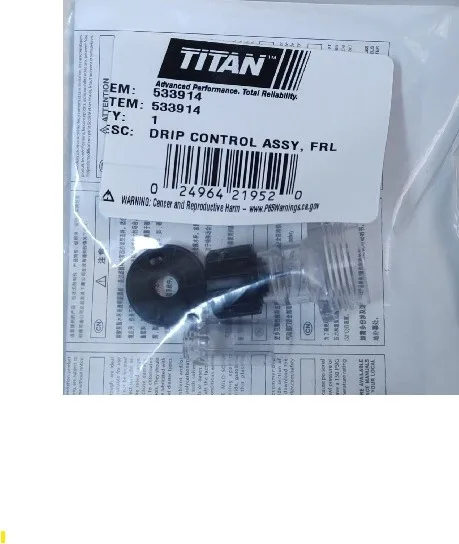 Titan 0533914 Drip Control Assembly – Part #533914