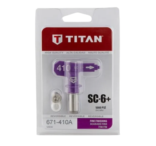 Titan 671-410A Tip Assembly, Fine Finish, 410 – Part #671-410