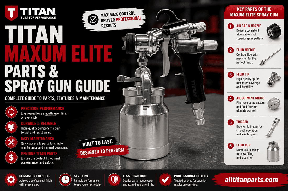 Titan Maxum Elite Parts: Complete Spray Gun Guide