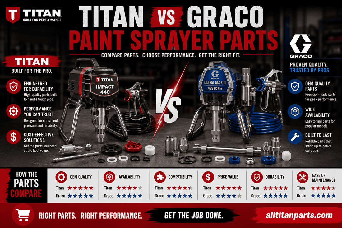 Titan vs Graco Paint Sprayer Parts — Which Has Better OEM Coverage?