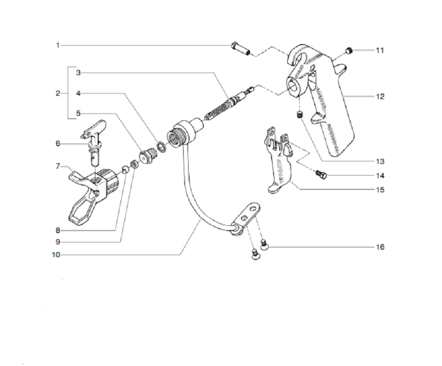 SGX-20 Airless Spray Gun Parts List